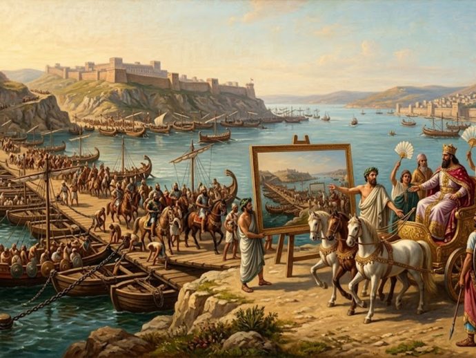 İstanbul Boğazına Yapılan M.Ö İlk Köprü Kim Yaptı
