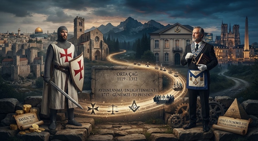 Orta Çağda Tapınak Şövalyeleri ve Masonluk